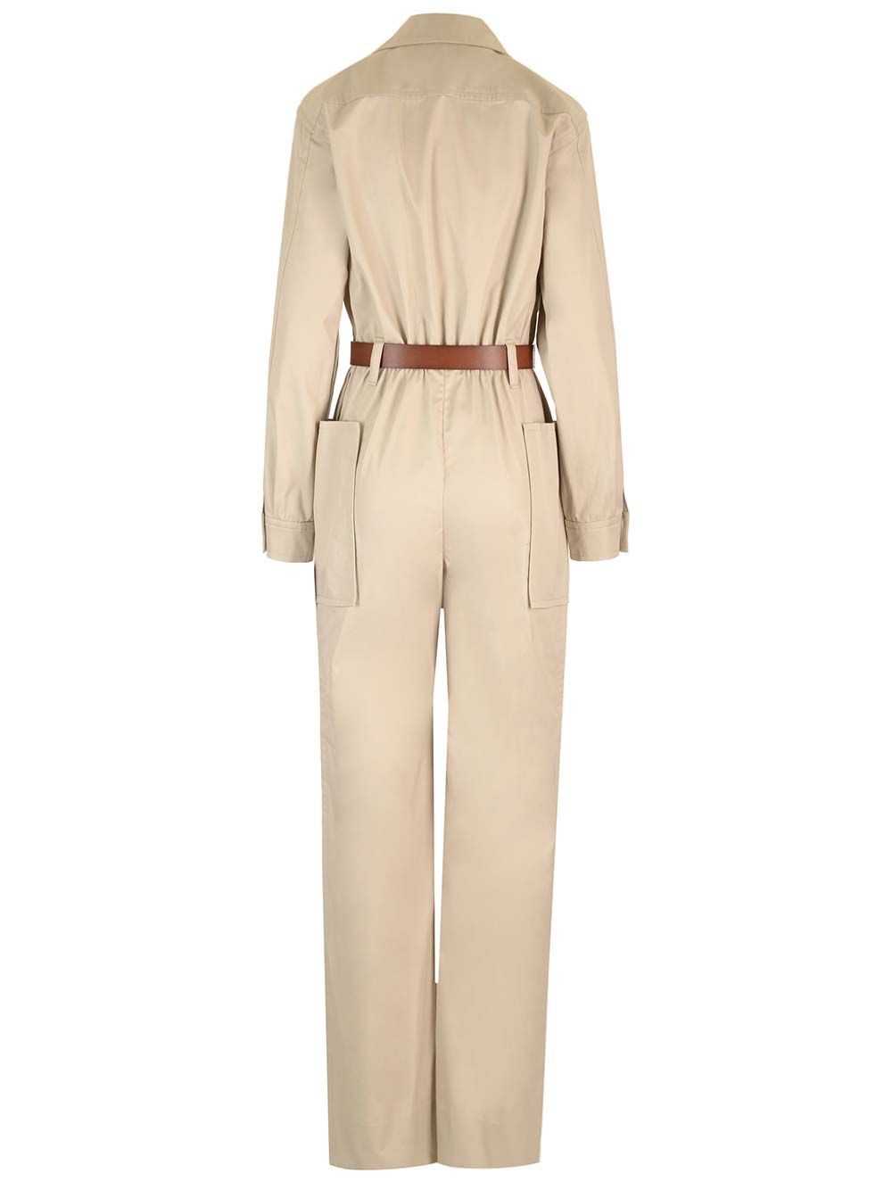 Al Duca D'Aosta Saint Laurent Tuta In Twill Con Cintura