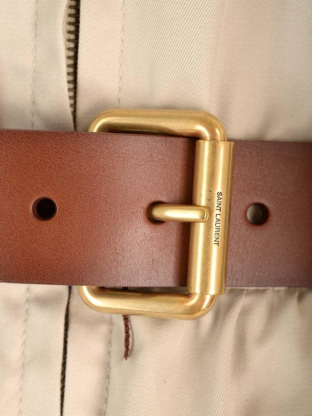 Al Duca D'Aosta Saint Laurent Tuta In Twill Con Cintura