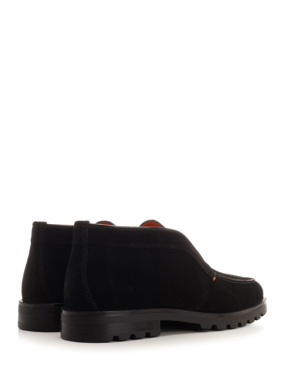 Al Duca D'Aosta Santoni Stivaletto Desert Da Uomo In Suede