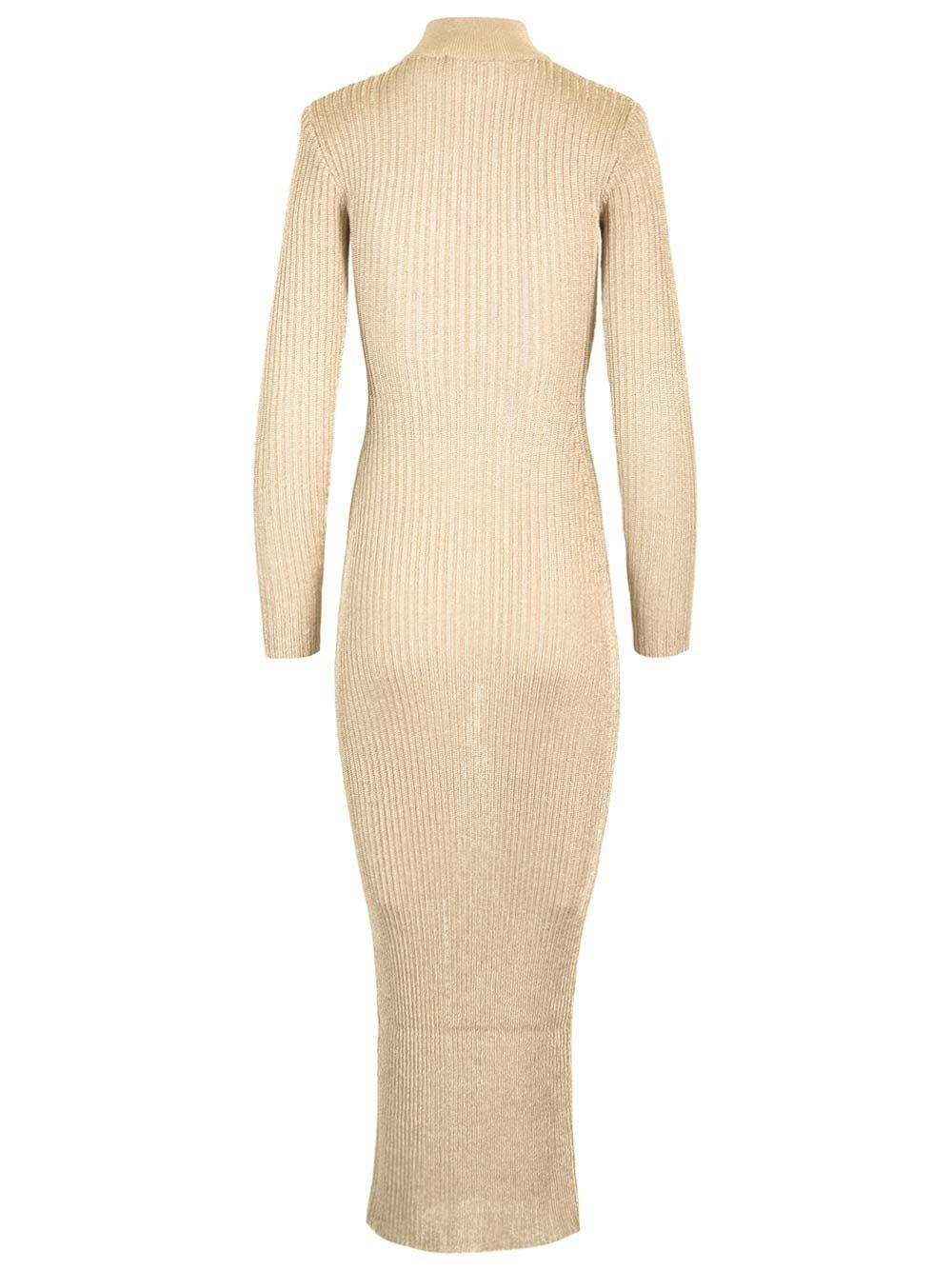 Al Duca D'Aosta Self-portrait Abito In Maglia Lurex