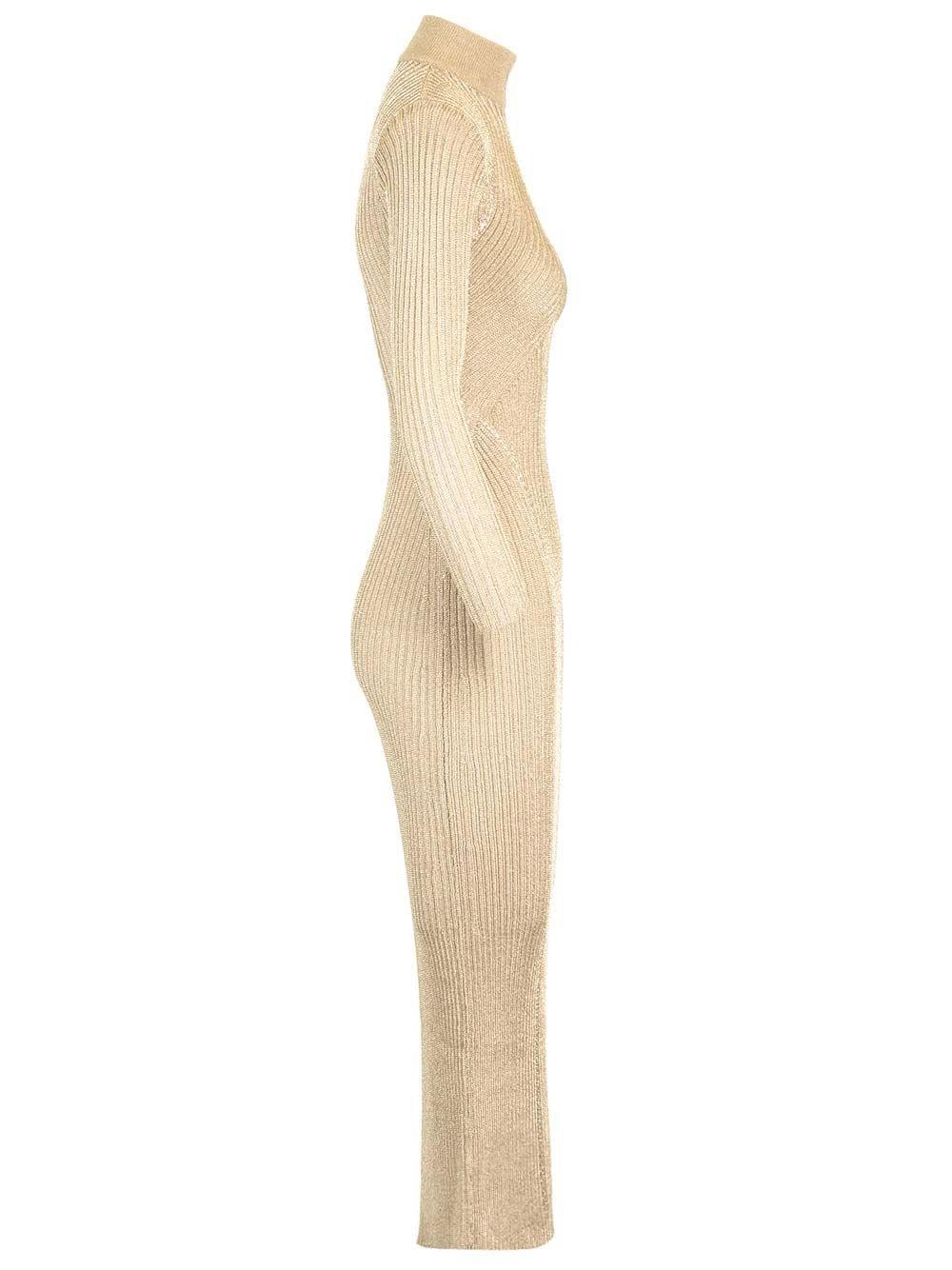 Al Duca D'Aosta Self-portrait Abito In Maglia Lurex