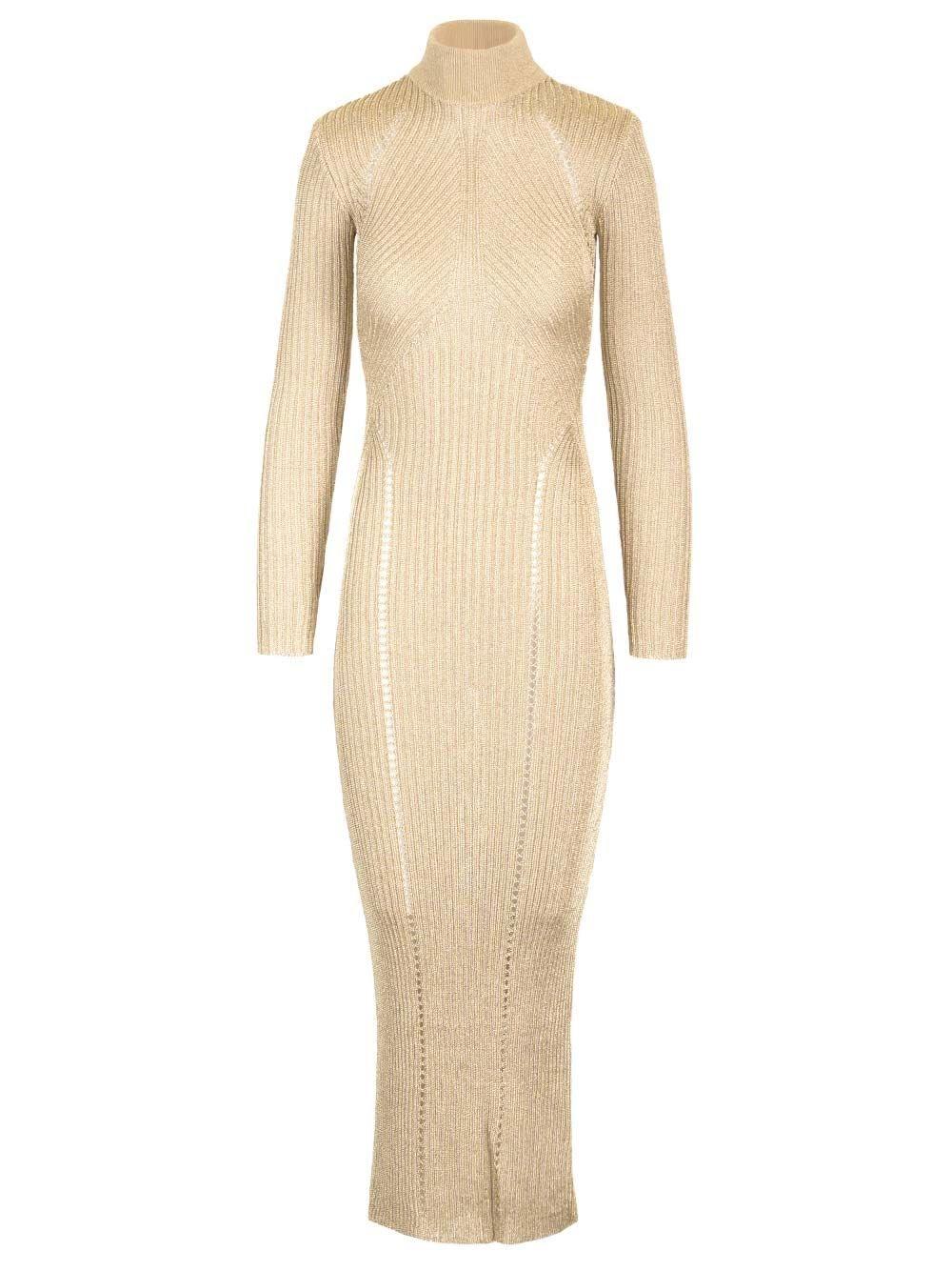 Al Duca D'Aosta Self-portrait Abito in maglia lurex