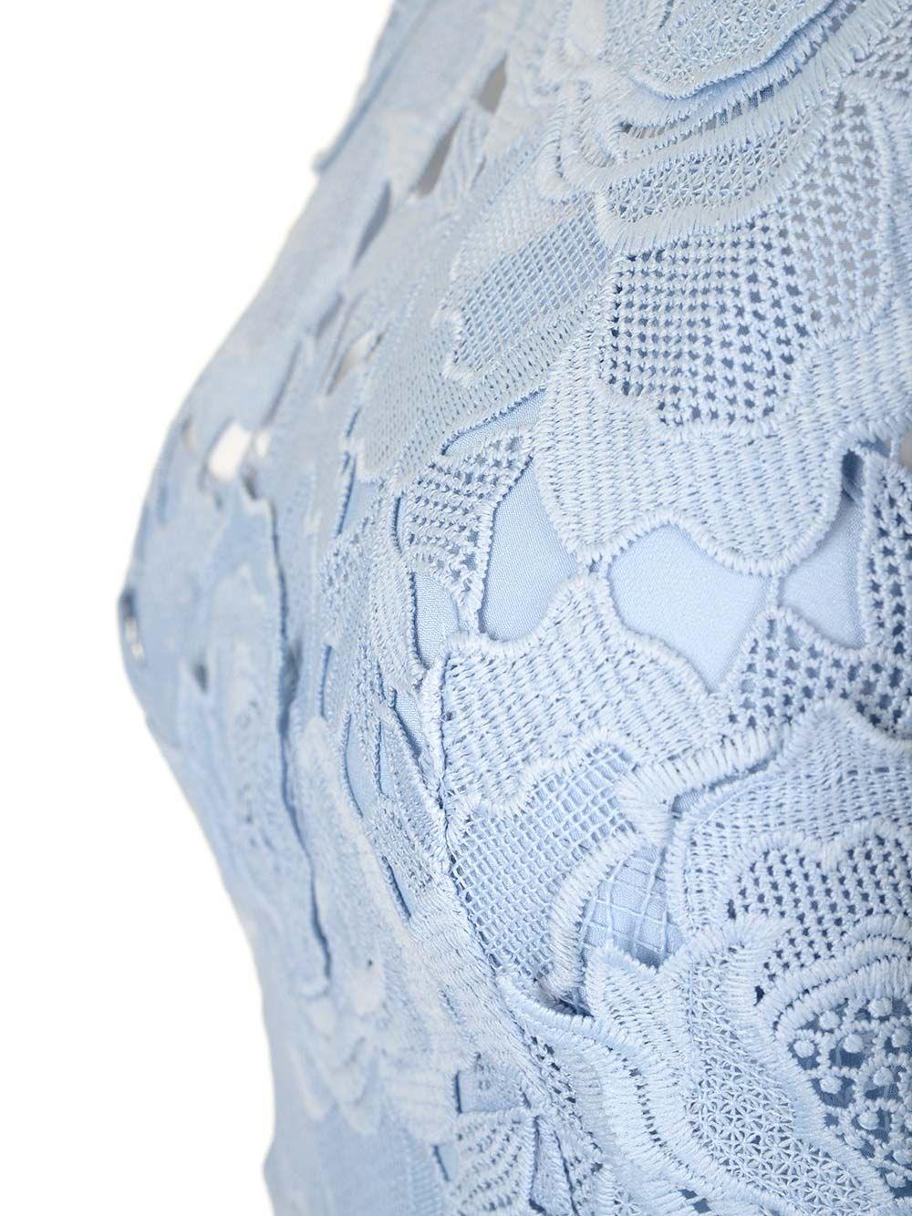 Al Duca D'Aosta Self-portrait Abito In Pizzo Fiordaliso