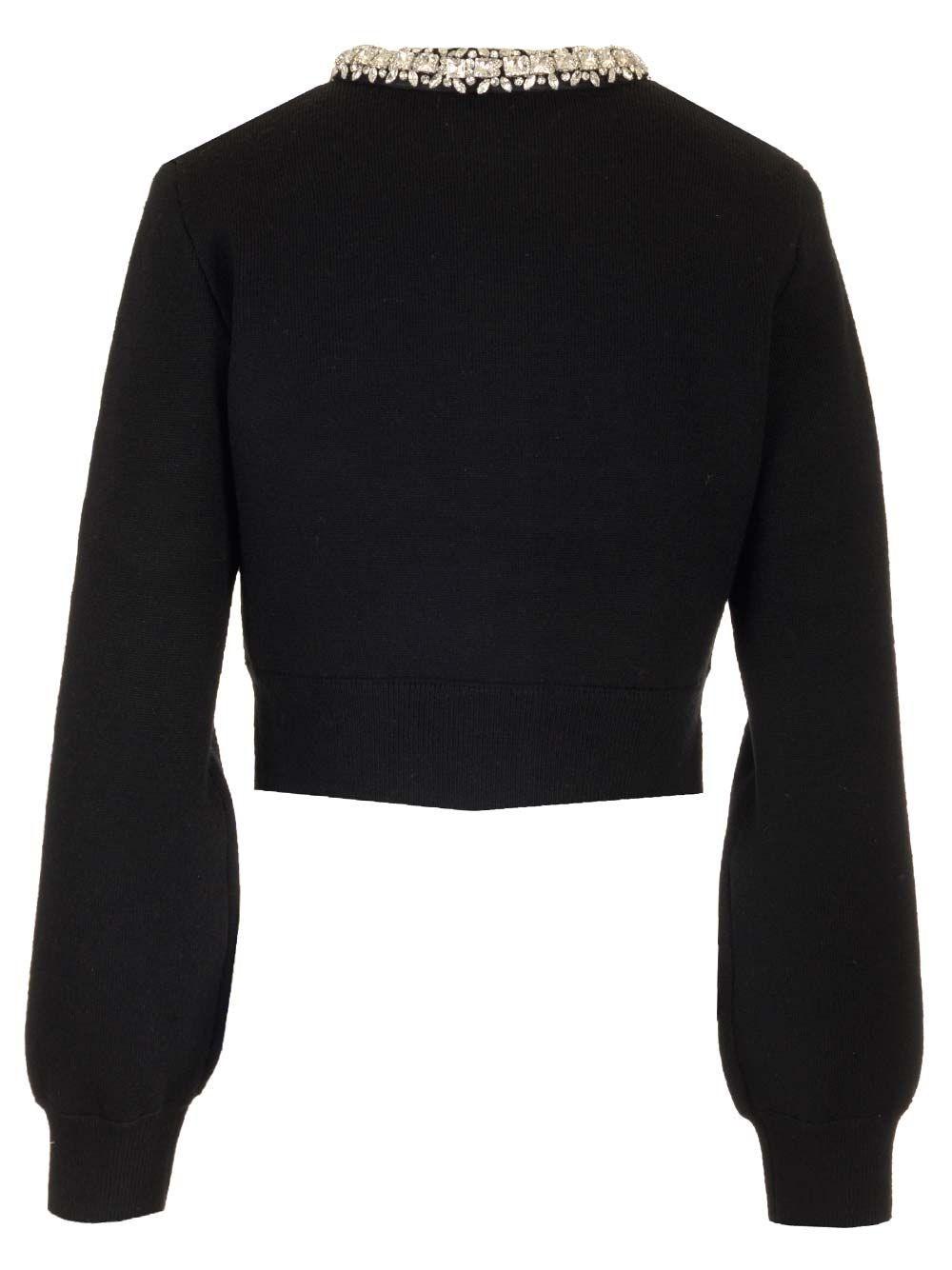 Al Duca D'Aosta Self-portrait Cardigan Profilo Gioiello