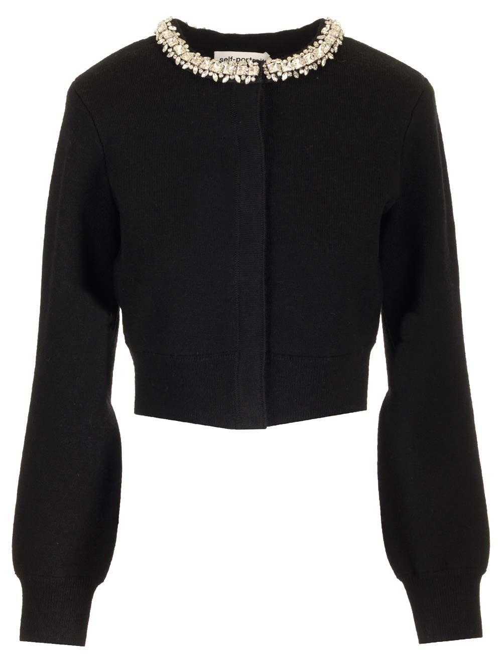 Al Duca D'Aosta Self-portrait Cardigan profilo gioiello