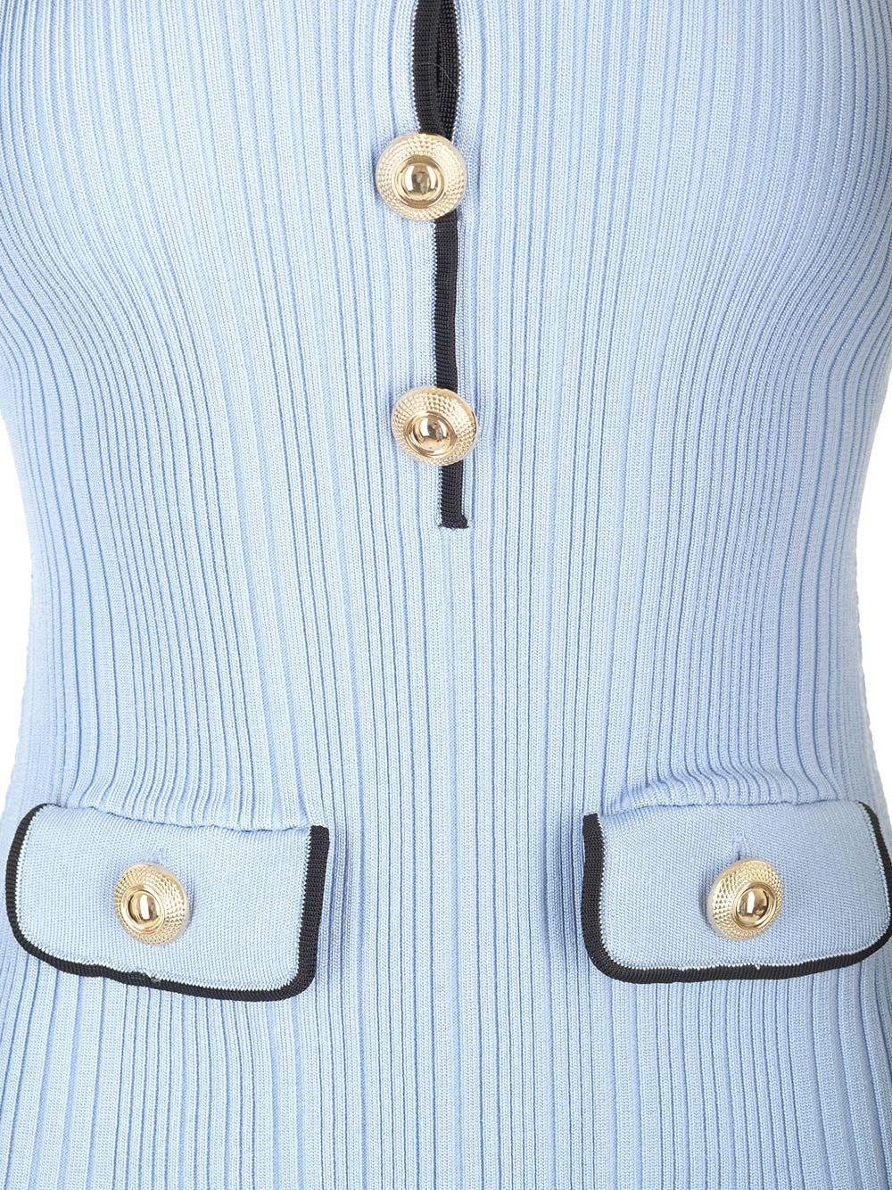 Al Duca D'Aosta Self-portrait Mini Abito Realizzato In Maglia