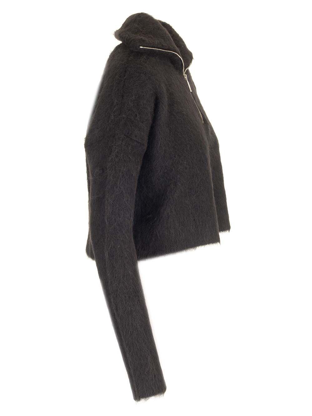 Al Duca D'Aosta Sportmax Maglia Mezza Zip In Alpaca