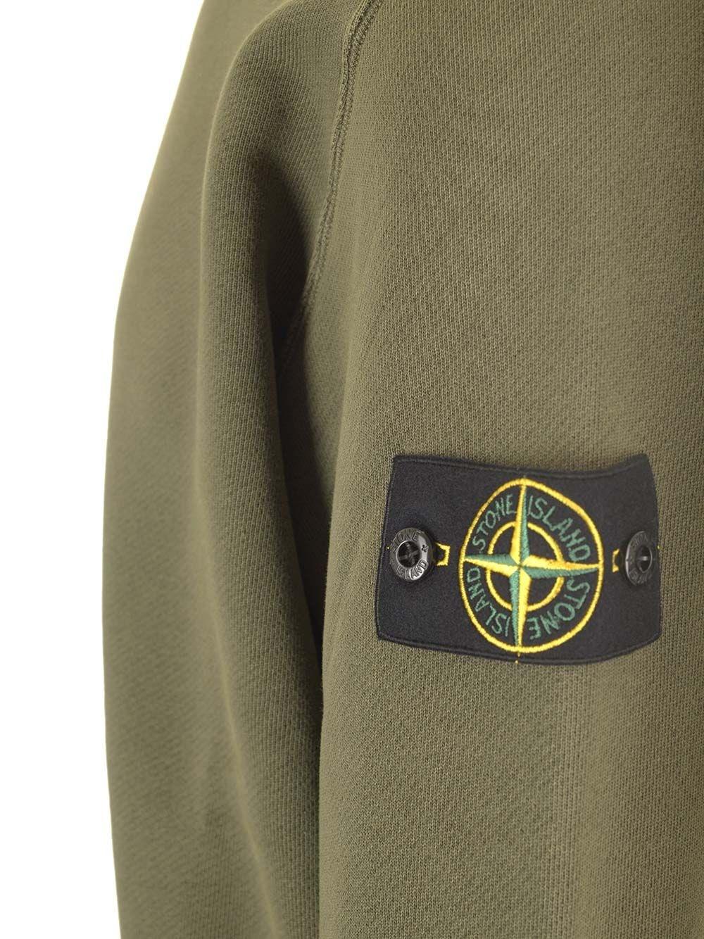 Al Duca D'Aosta Stone Island Felpa In Cotone Organico