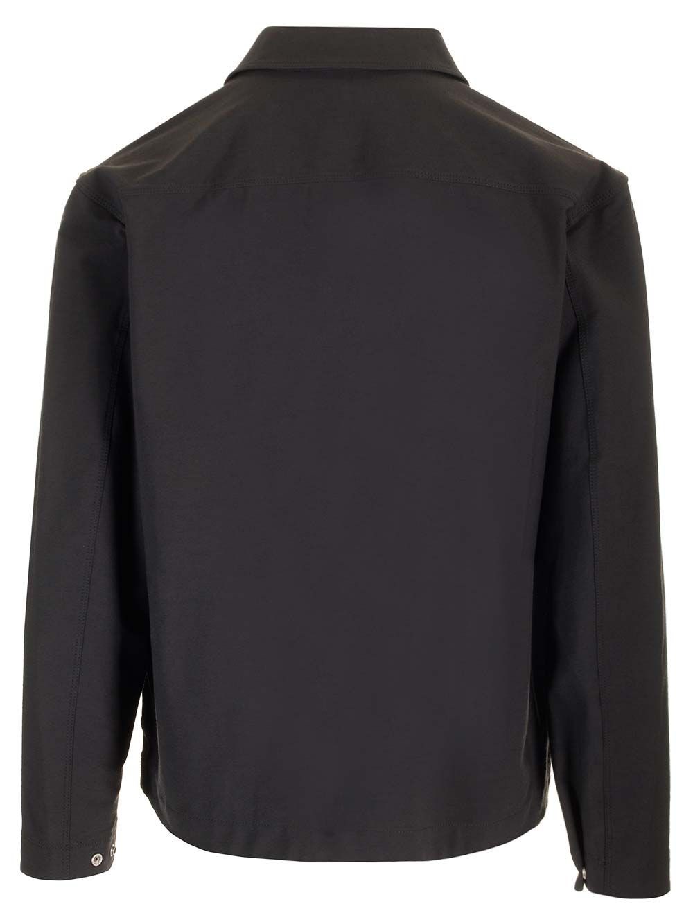 Al Duca D'Aosta Stone Island Overshirt In Misto Lana Bi-stretch