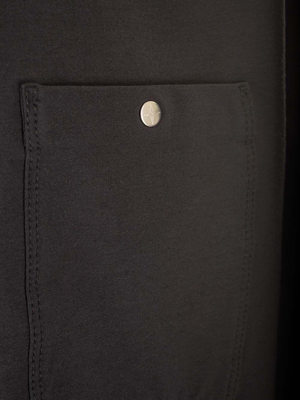 Al Duca D'Aosta Stone Island Overshirt In Misto Lana Bi-stretch