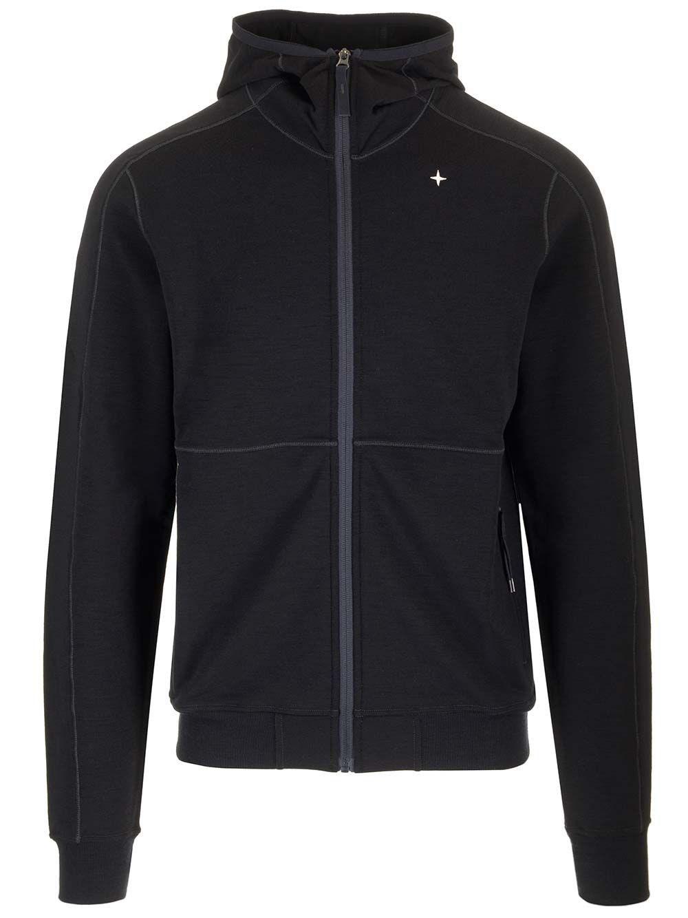 Al Duca D'Aosta Stone Island Pile leggero in lana e cotone