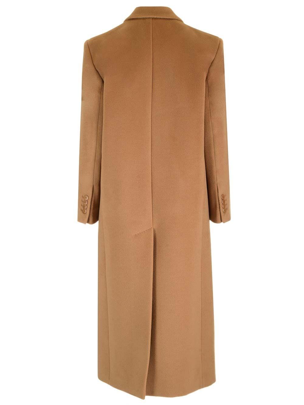 Al Duca D'Aosta Studio Max Mara Cappotto Lungo Doppiopetto In Pura Lana