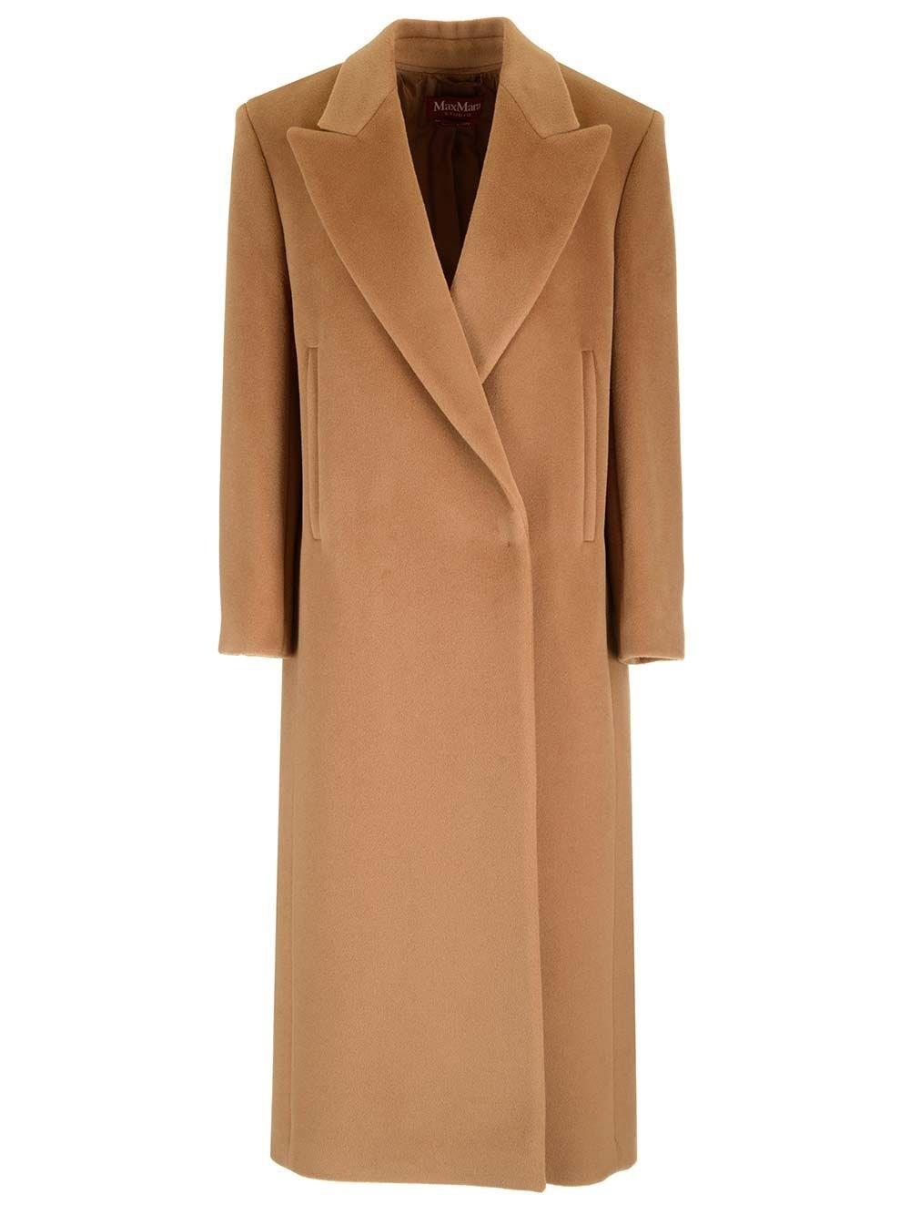 Al Duca D'Aosta Studio Max Mara Cappotto lungo doppiopetto in pura lana