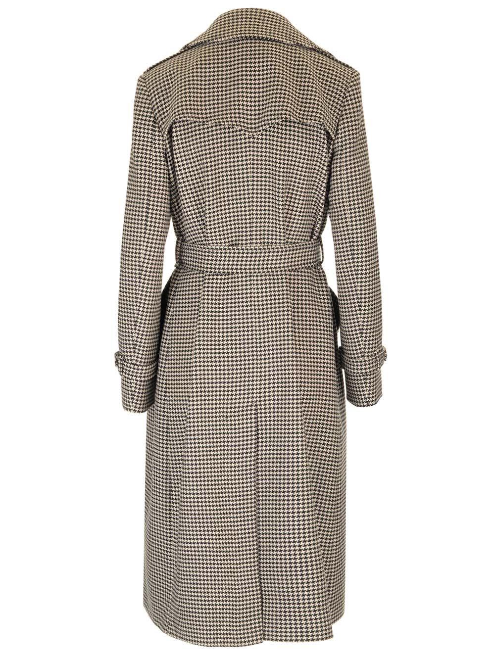 Al Duca D'Aosta Tagliatore Cappotto "Carola" Pied De Poule