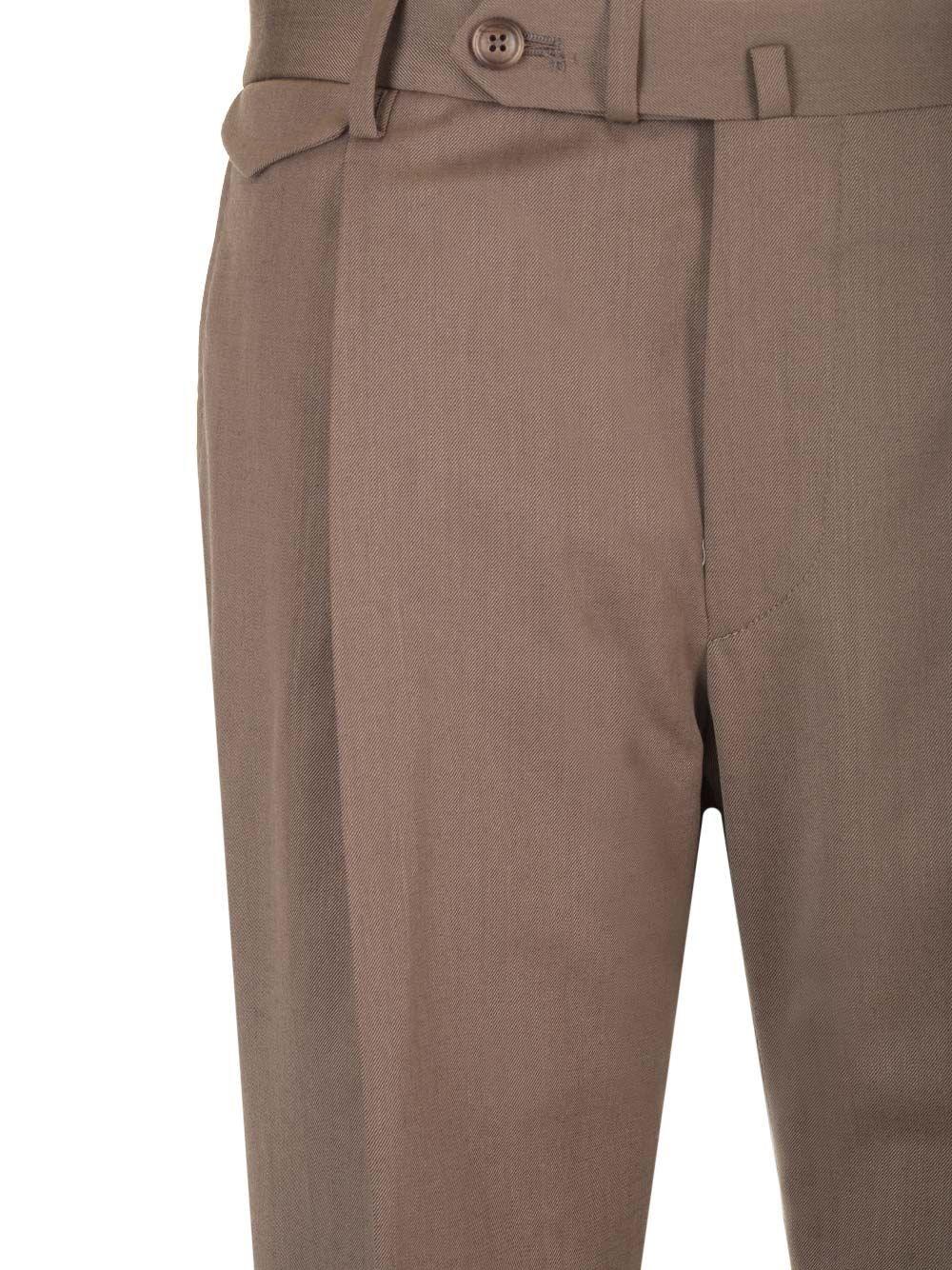 Al Duca D'Aosta Tagliatore Pantaloni Con Pince Strech