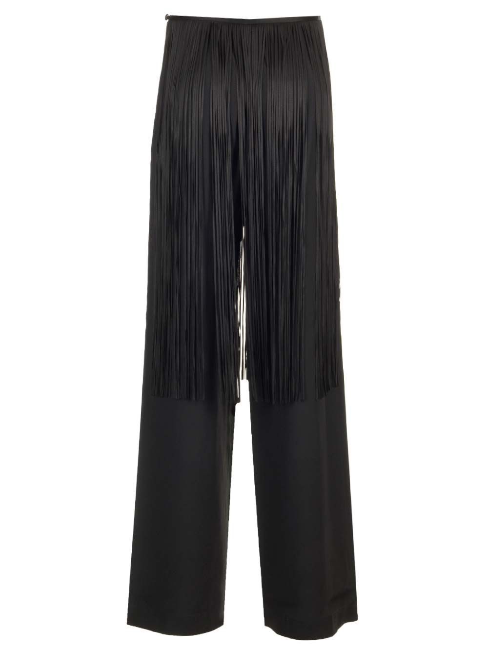 Al Duca D'Aosta Taller Marmo Pantaloni "Oregon" Con Frange