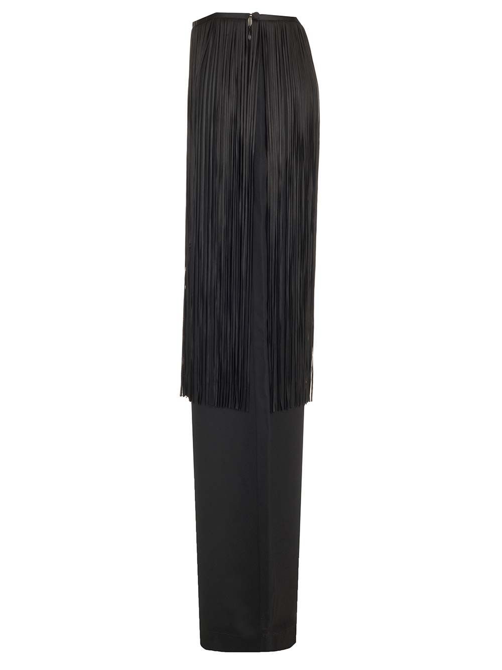 Al Duca D'Aosta Taller Marmo Pantaloni "Oregon" Con Frange