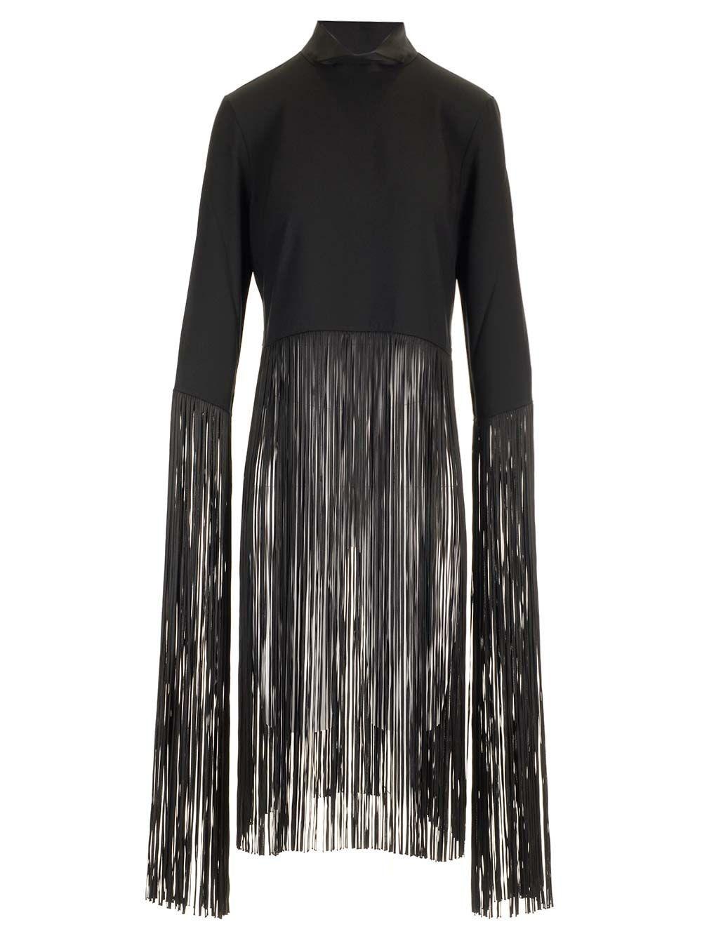 Al Duca D'Aosta Taller Marmo Top "Seattle" con frange lunghe