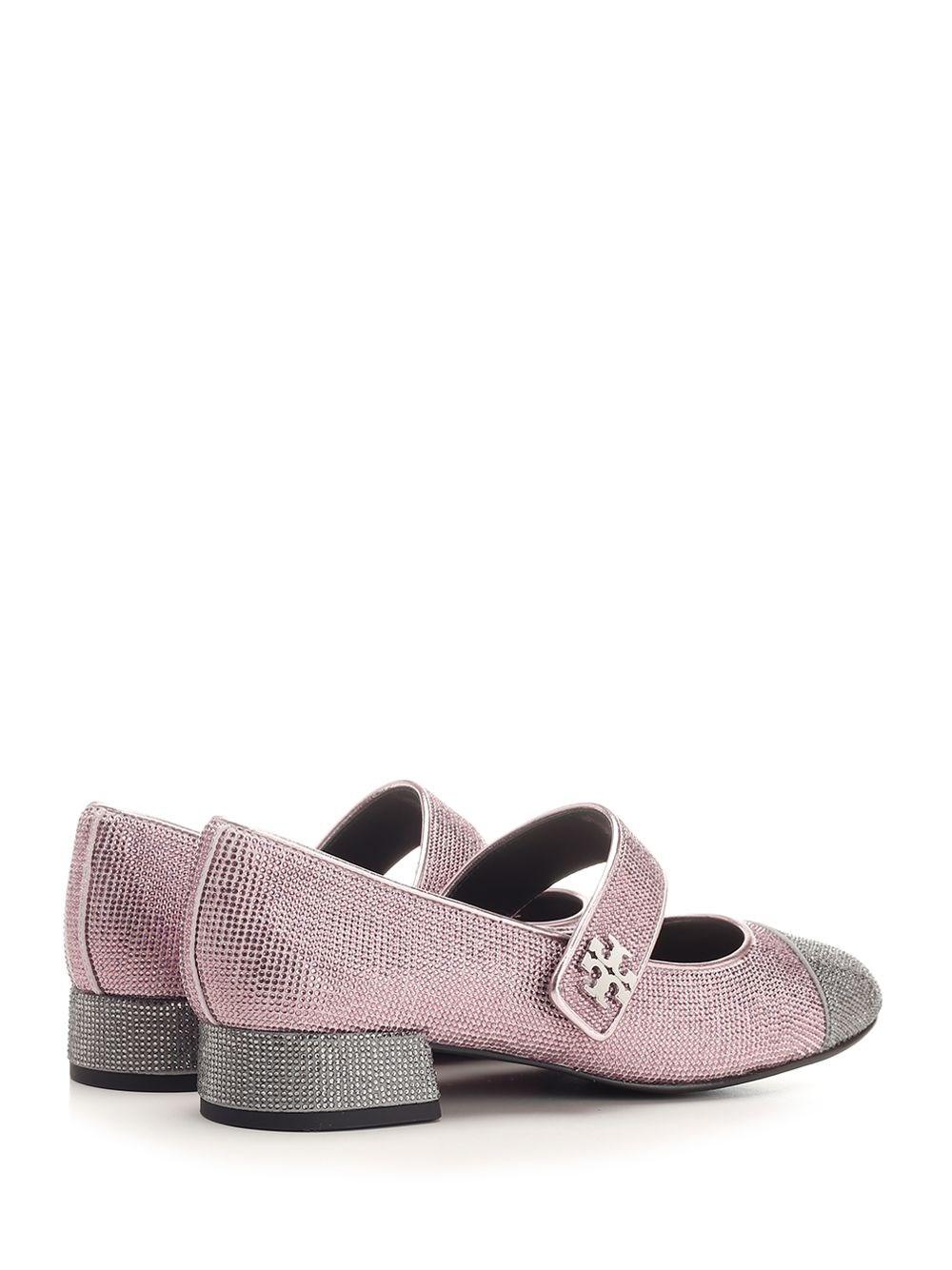 Al Duca D'Aosta Tory Burch Mary Jane Decorate Con Cristalli