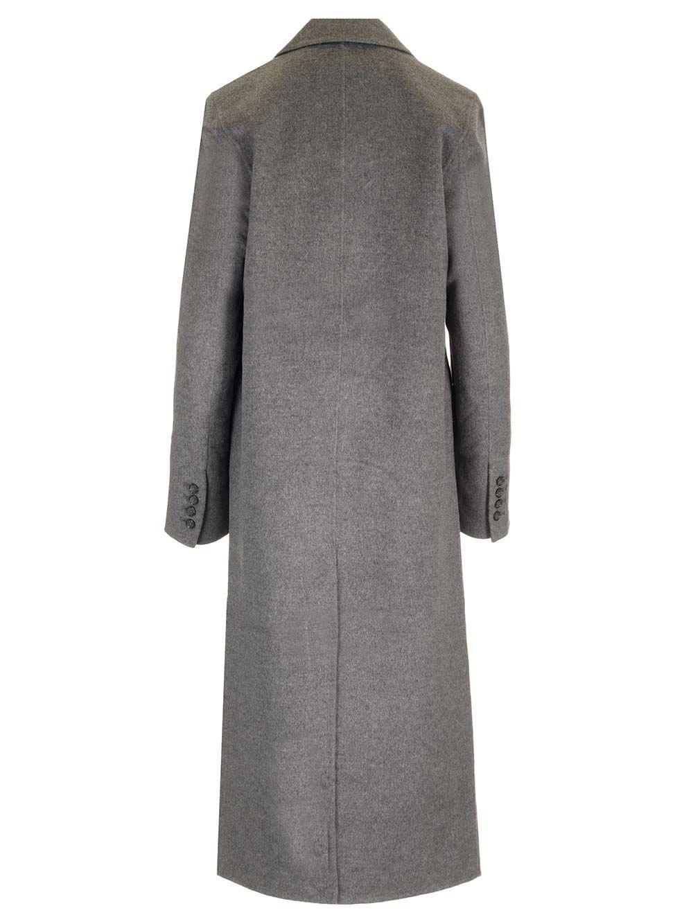 Al Duca D'Aosta Toteme Cappotto Classico In Lana Double