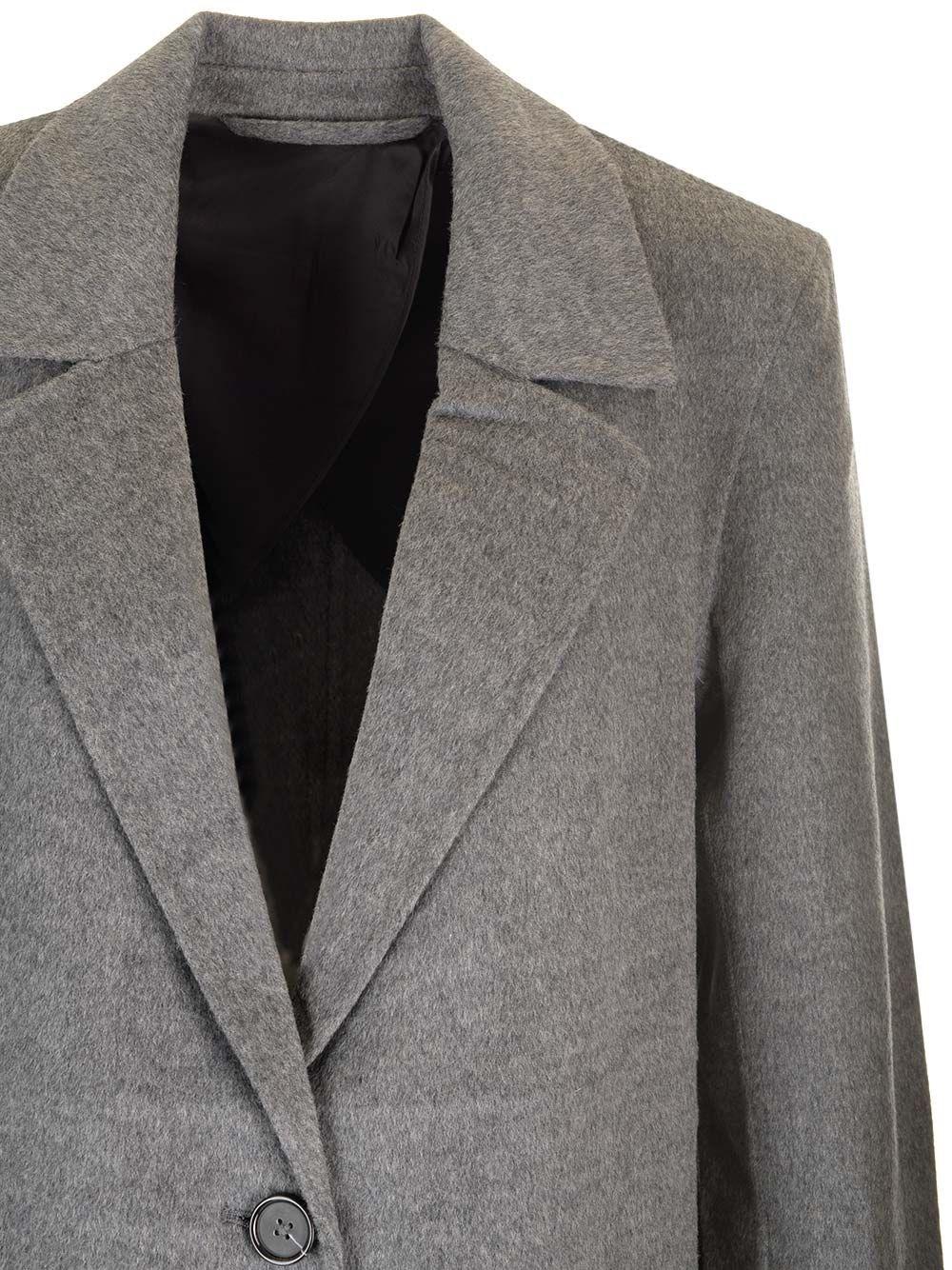 Al Duca D'Aosta Toteme Cappotto Classico In Lana Double