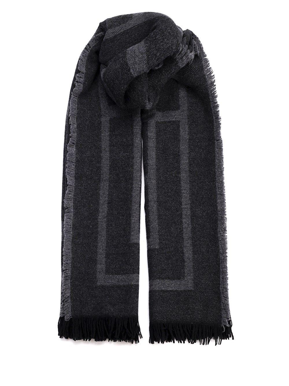 Al Duca D'Aosta Toteme Monogram Wool Cashmere Scarf