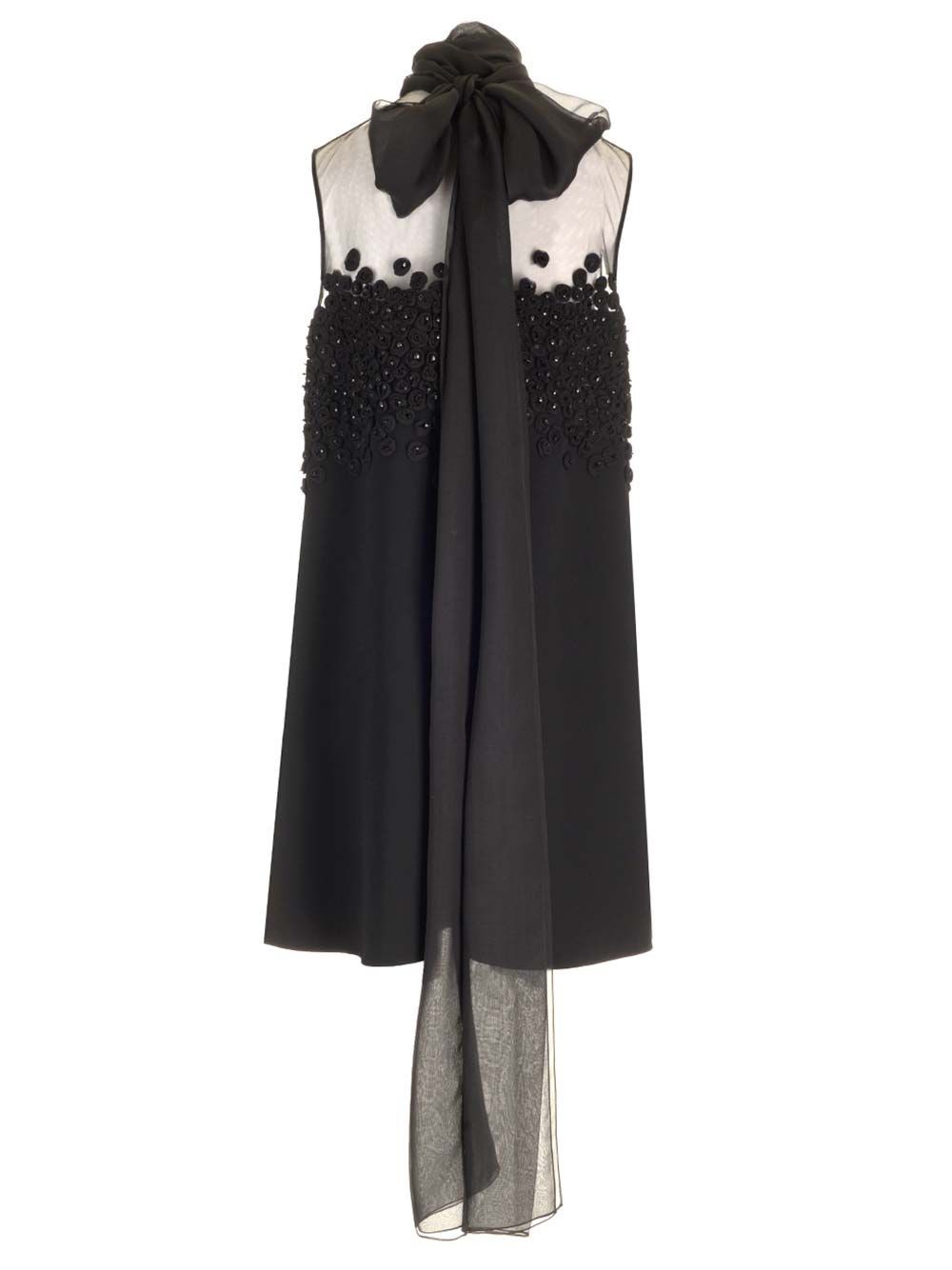 Al Duca D'Aosta Valentino Garavani Abito Corto In Structured Couture