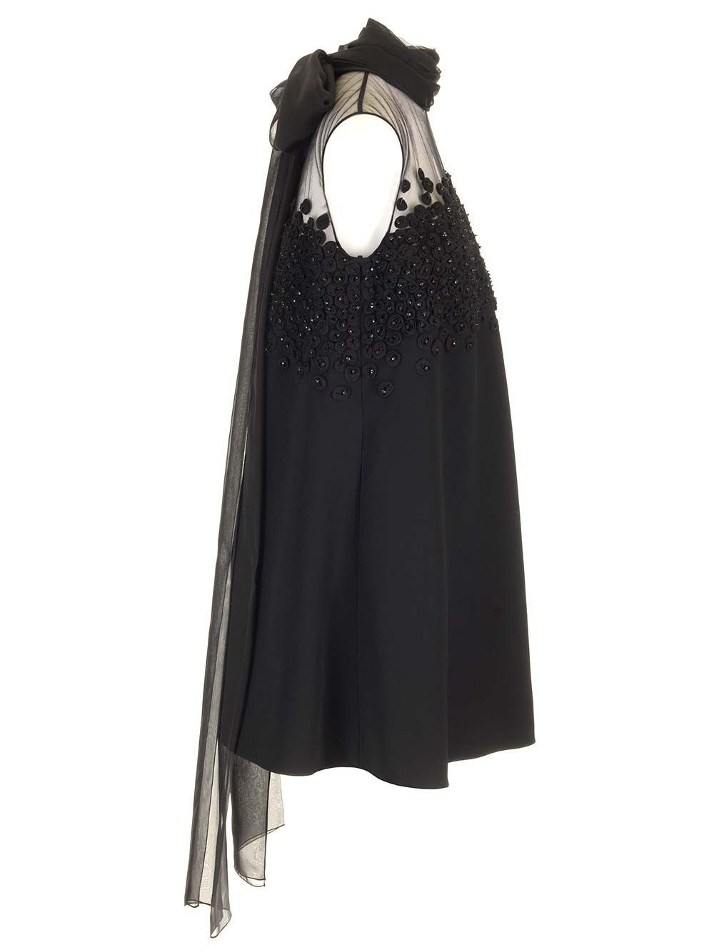 Al Duca D'Aosta Valentino Garavani Abito Corto In Structured Couture