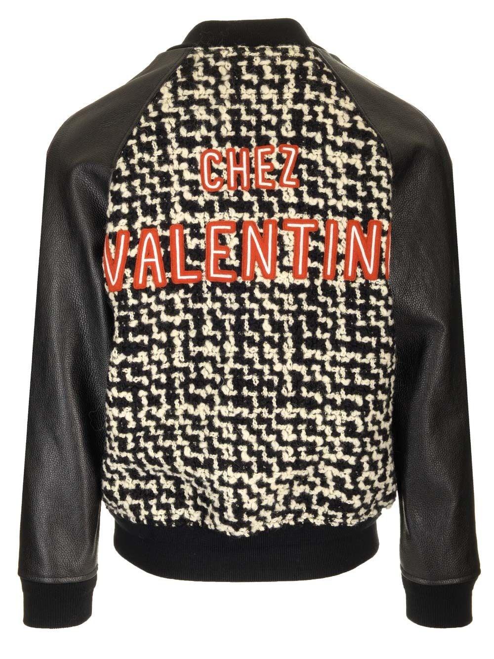 Al Duca D'Aosta Valentino Garavani Bomber In Tweed Di Lana