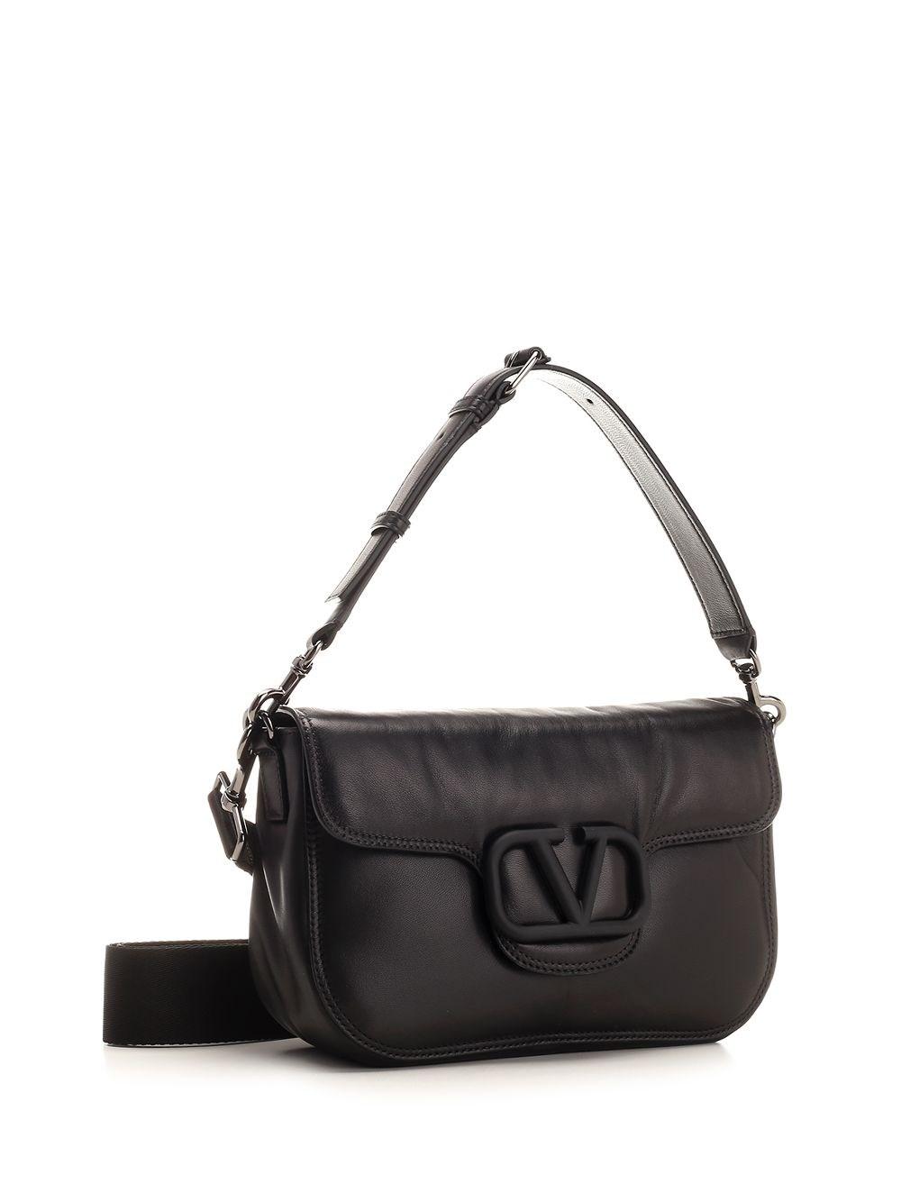 Al Duca D'Aosta Valentino Garavani BORSA A TRACOLLA VALENTINO GARAVANI NOIR IN NAPPA