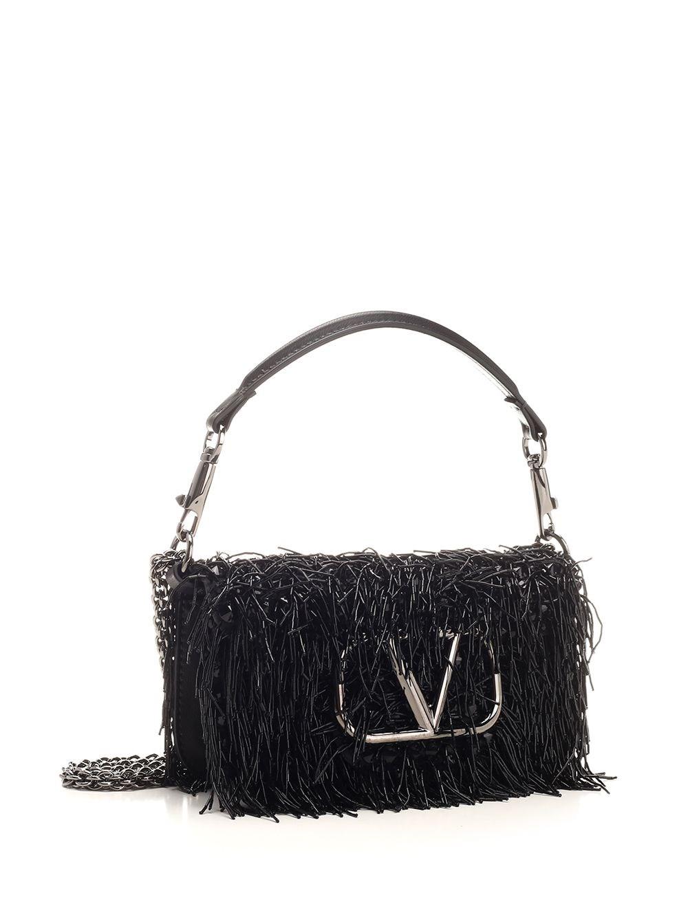 Al Duca D'Aosta Valentino Garavani Borsa Piccola "Locò" Con Frange