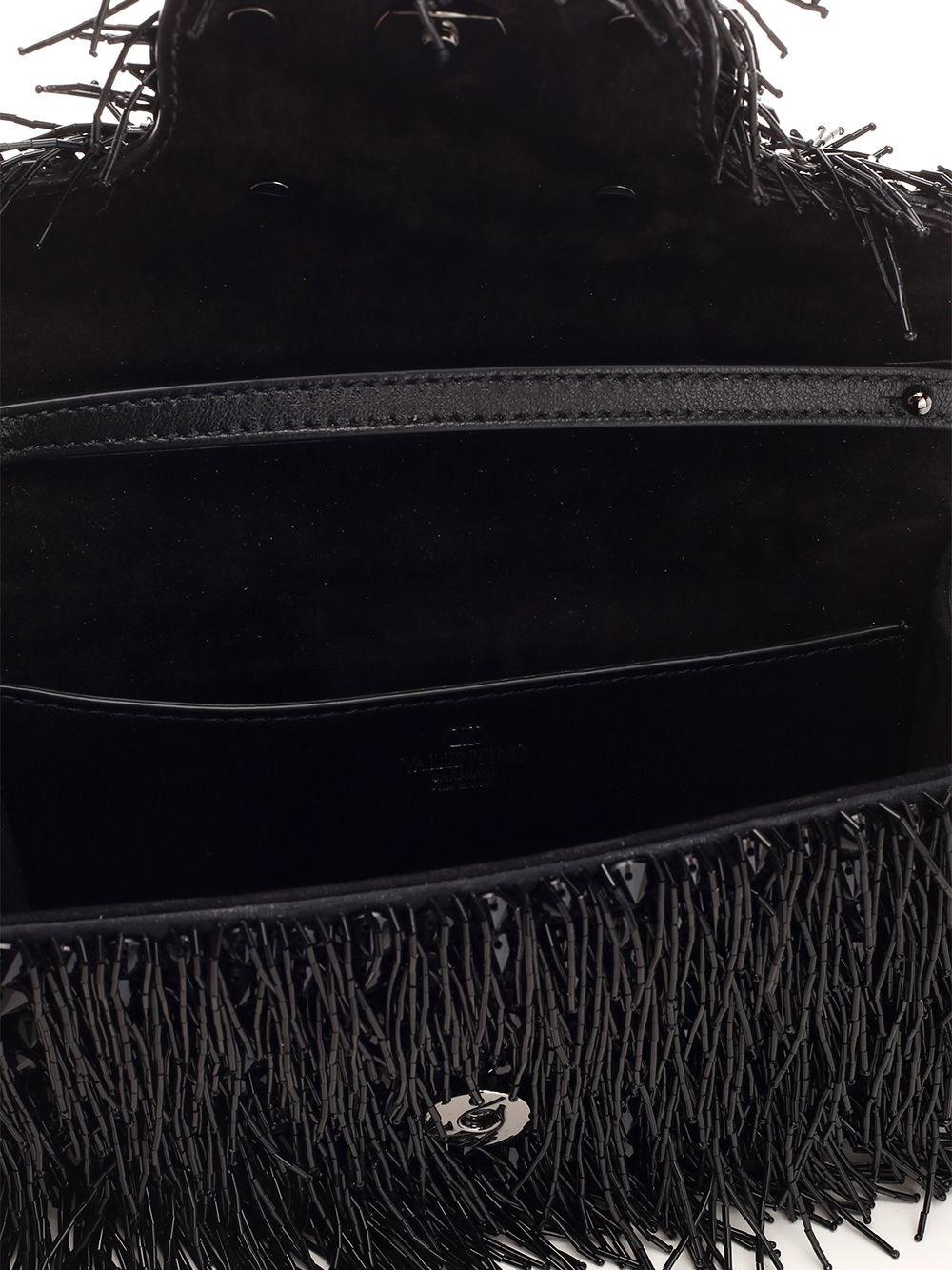 Al Duca D'Aosta Valentino Garavani Borsa Piccola "Locò" Con Frange