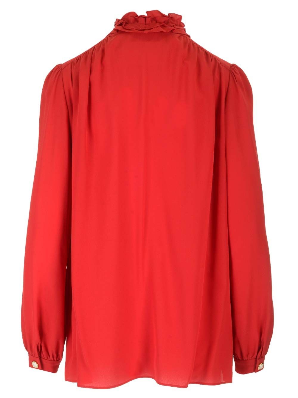 Al Duca D'Aosta Valentino Garavani Camicia In Crepe De Chine