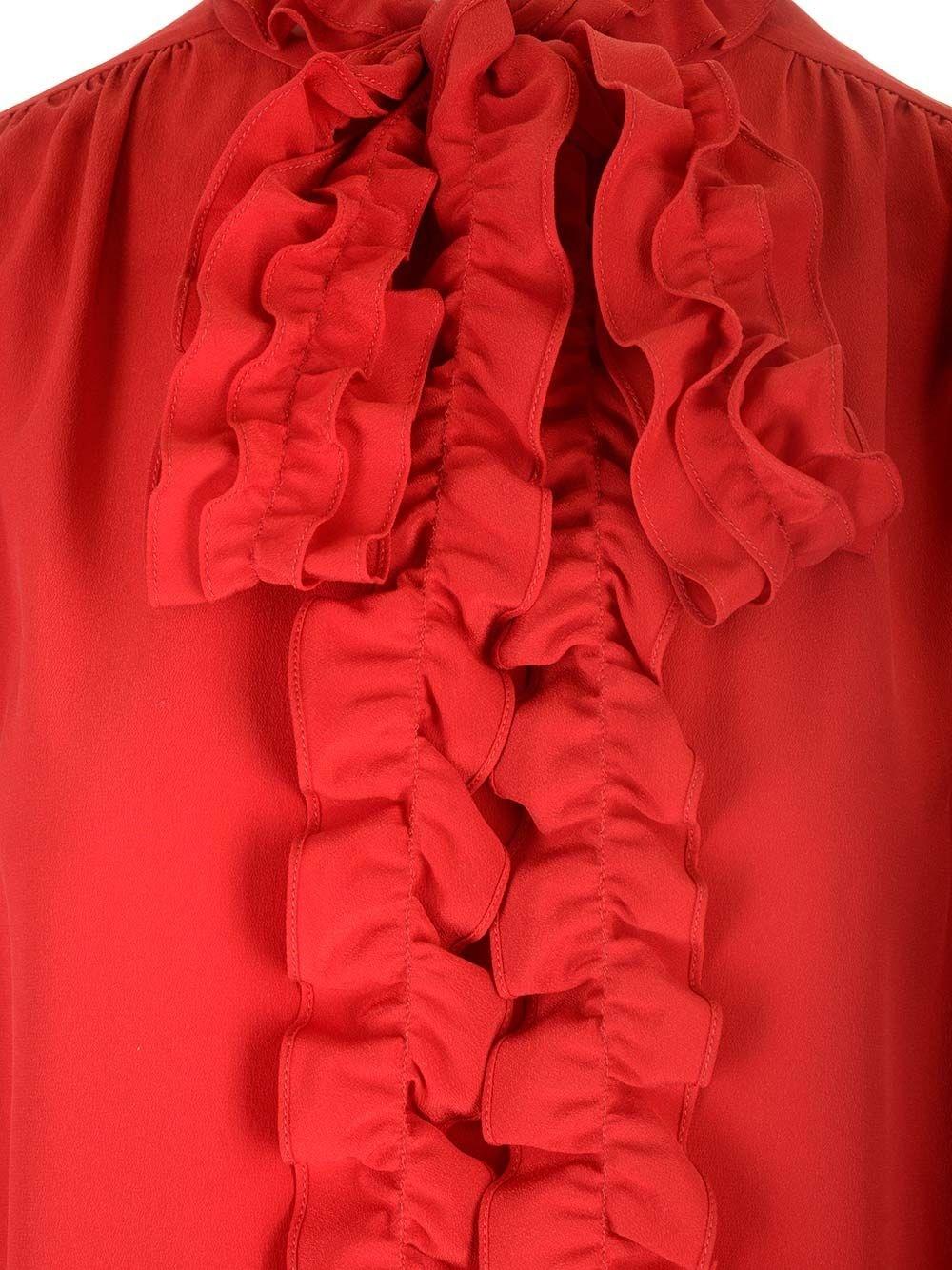 Al Duca D'Aosta Valentino Garavani Camicia In Crepe De Chine