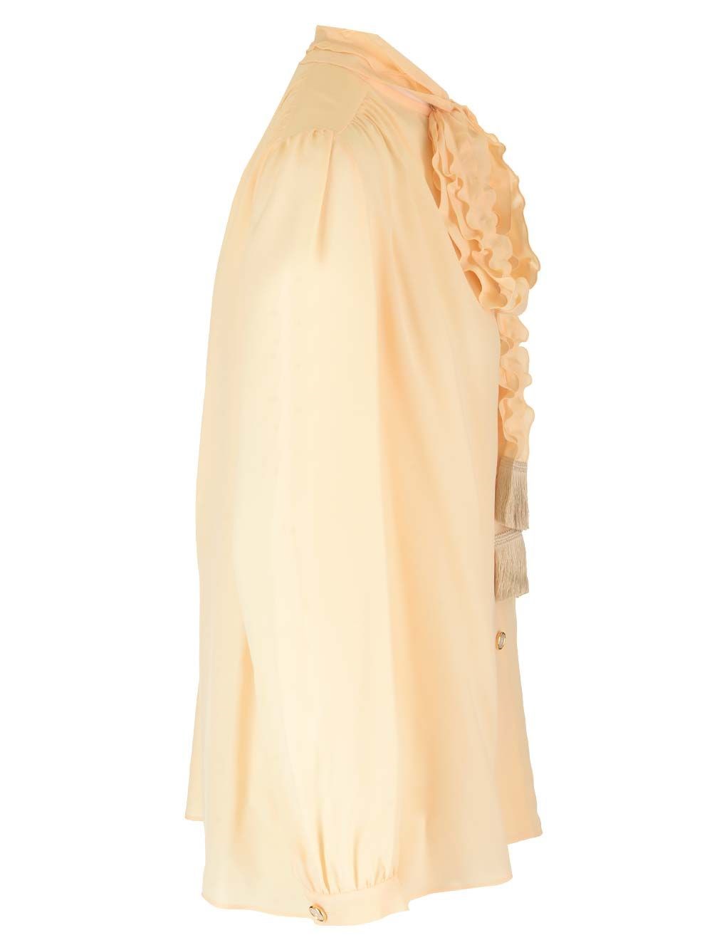 Al Duca D'Aosta Valentino Garavani Camicia In Crepe De Chine