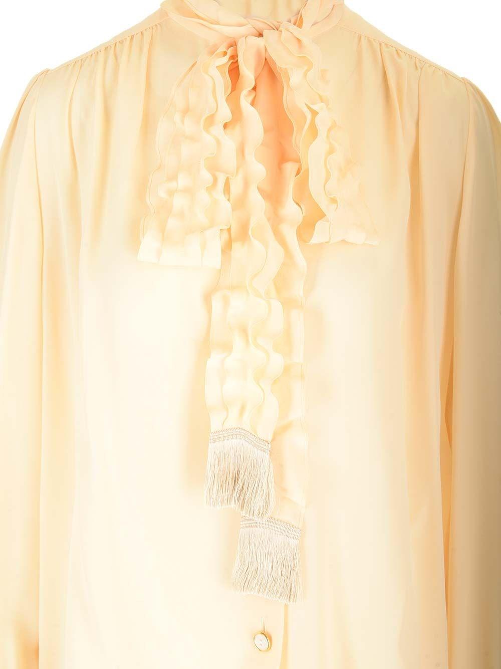 Al Duca D'Aosta Valentino Garavani Camicia In Crepe De Chine