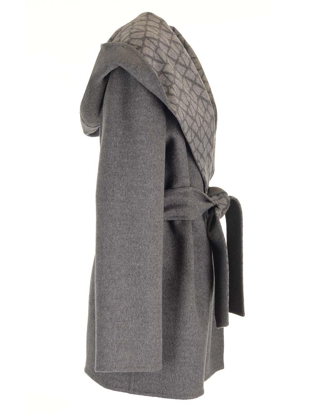 Al Duca D'Aosta Valentino Garavani Cappotto Con Cappuccio "Toile Iconographe"