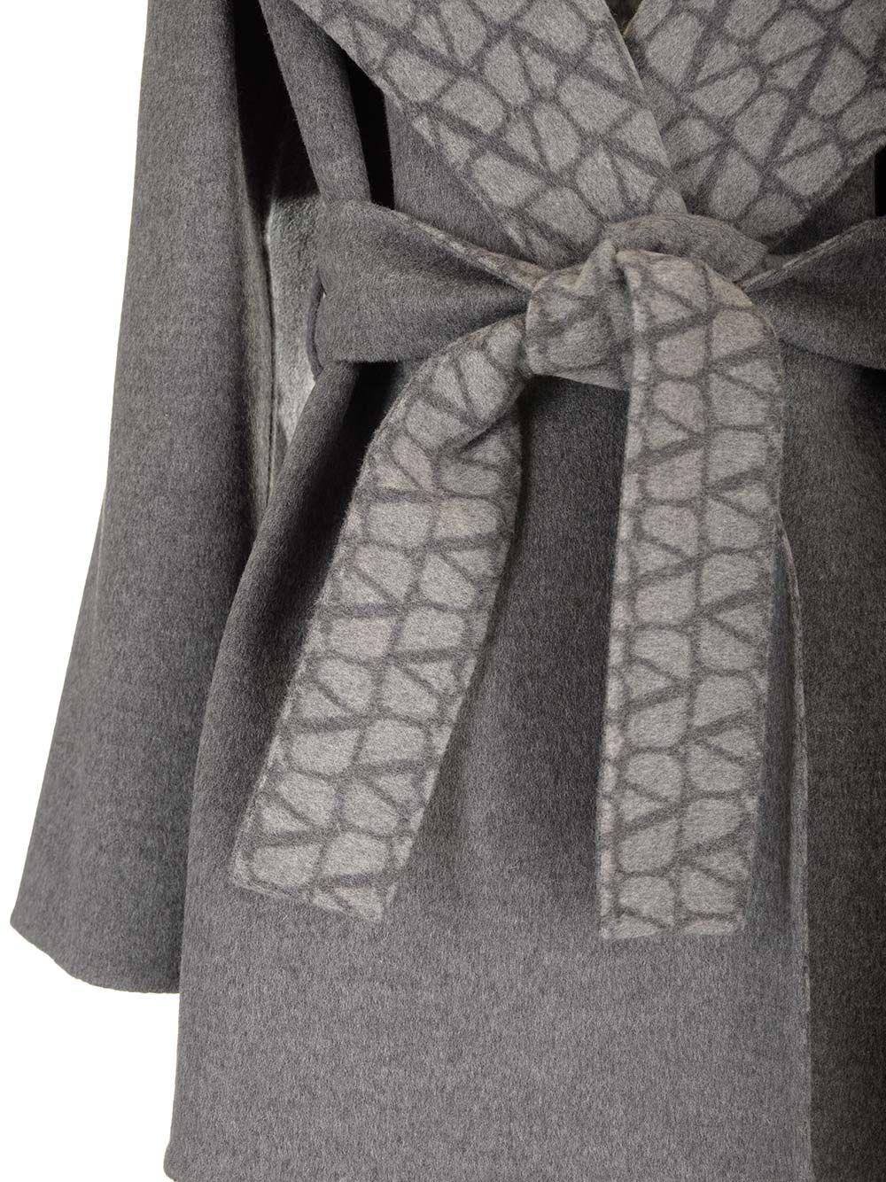 Al Duca D'Aosta Valentino Garavani Cappotto Con Cappuccio "Toile Iconographe"