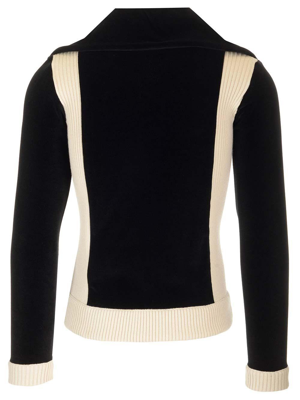 Al Duca D'Aosta Valentino Garavani Felpa In Ciniglia Con Patch