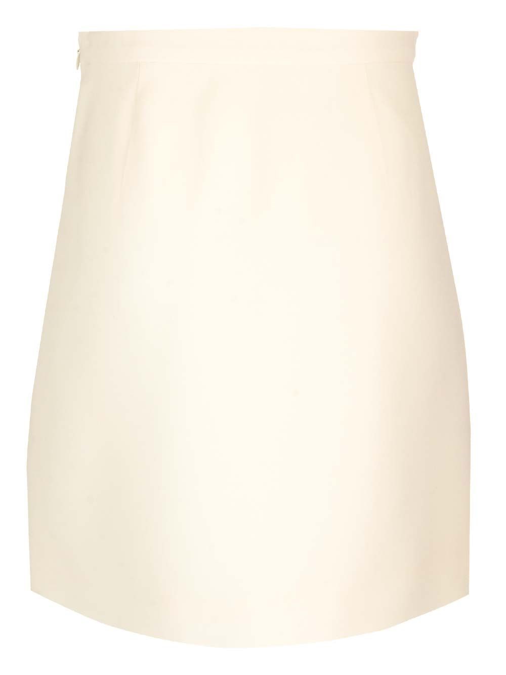 Al Duca D'Aosta Valentino Garavani Gonna In Crepe Couture