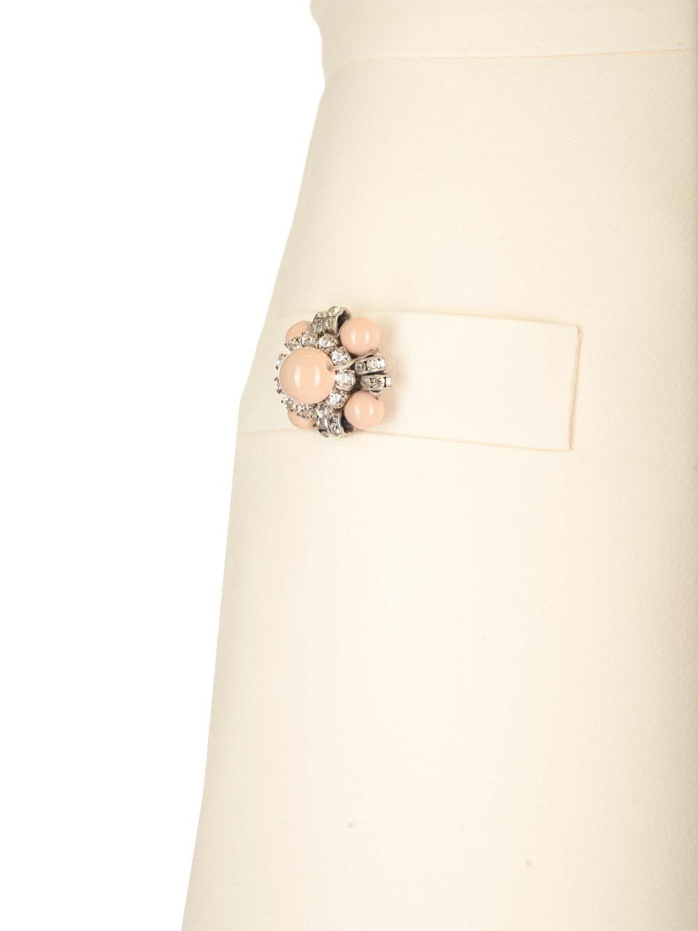 Al Duca D'Aosta Valentino Garavani Gonna In Crepe Couture