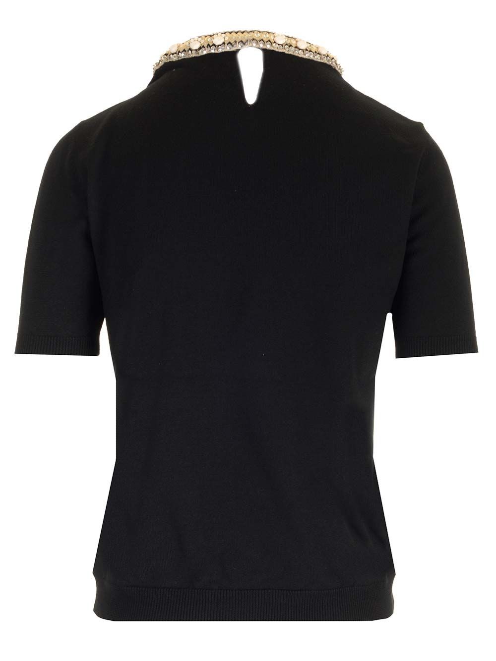 Al Duca D'Aosta Valentino Garavani Maglia In Lana Ricamata