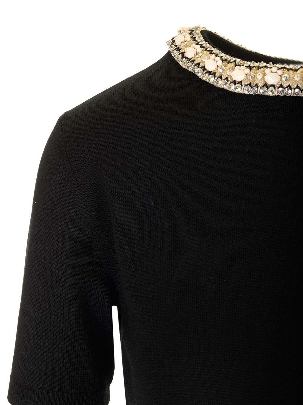 Al Duca D'Aosta Valentino Garavani Maglia In Lana Ricamata