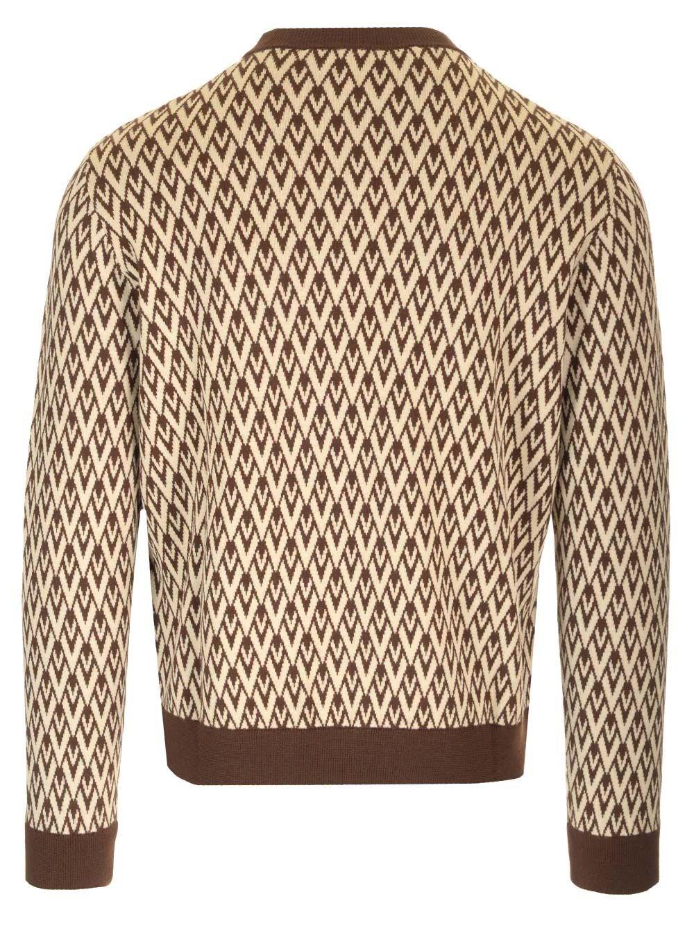 Al Duca D'Aosta Valentino Garavani Maglia In Lana "Toute La V"