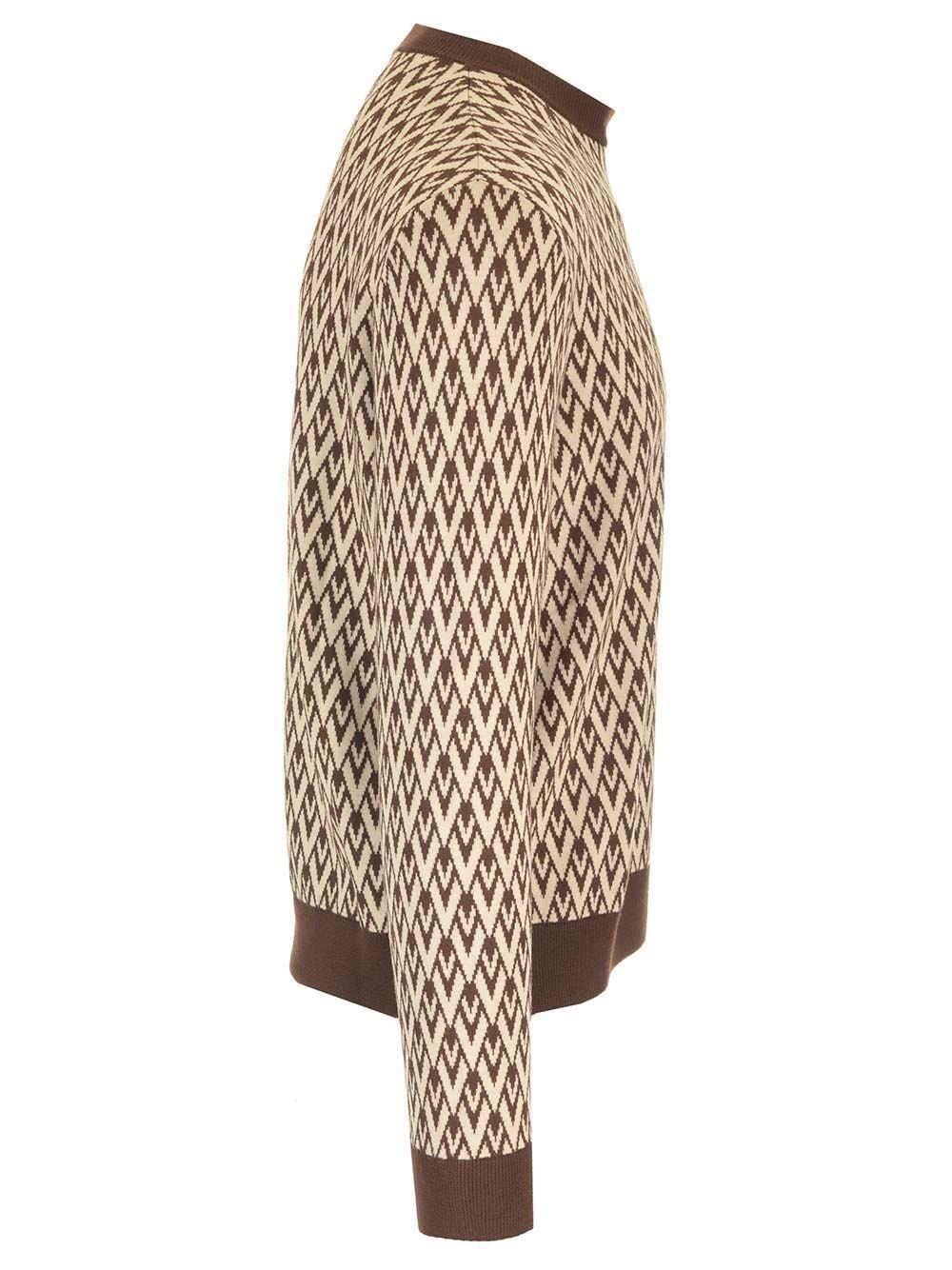 Al Duca D'Aosta Valentino Garavani Maglia In Lana "Toute La V"