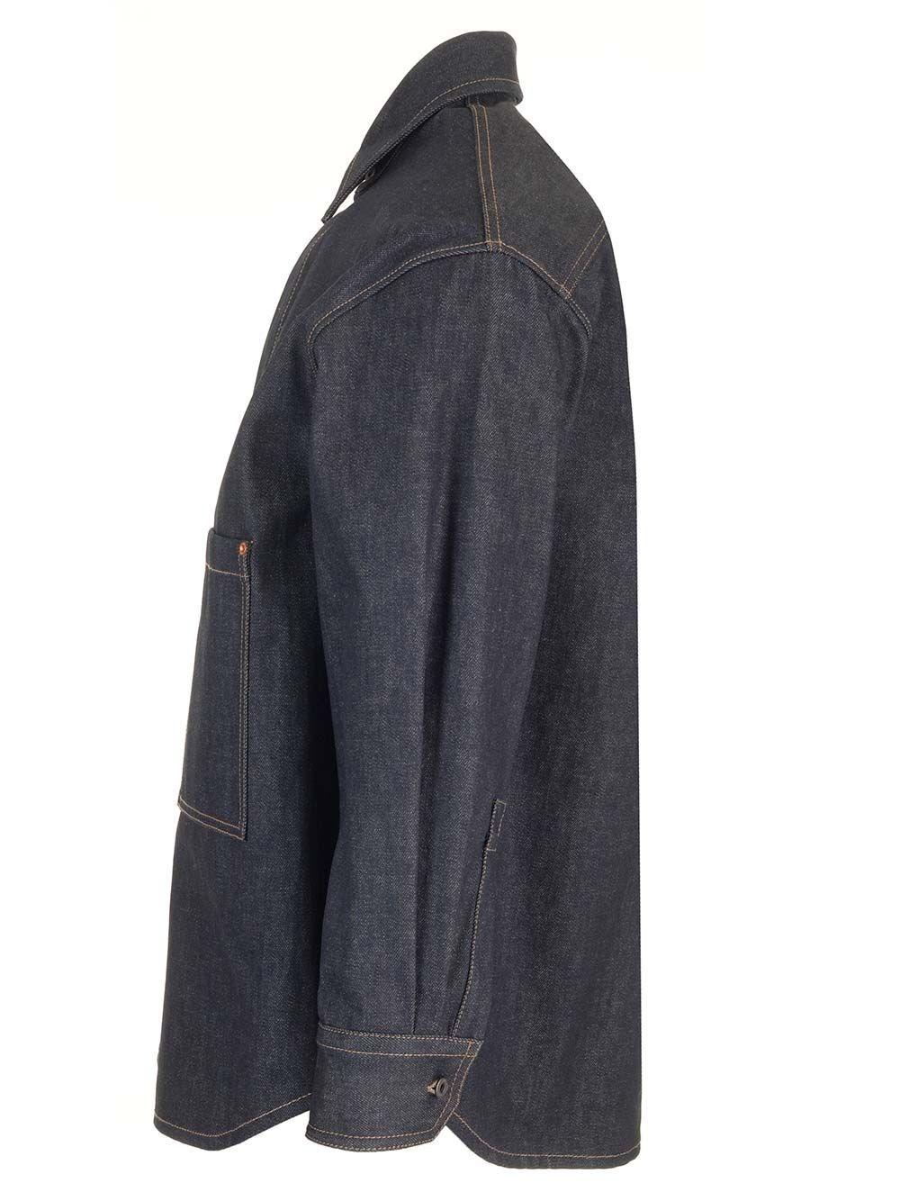 Al Duca D'Aosta Valentino Garavani Overshirt In Denim