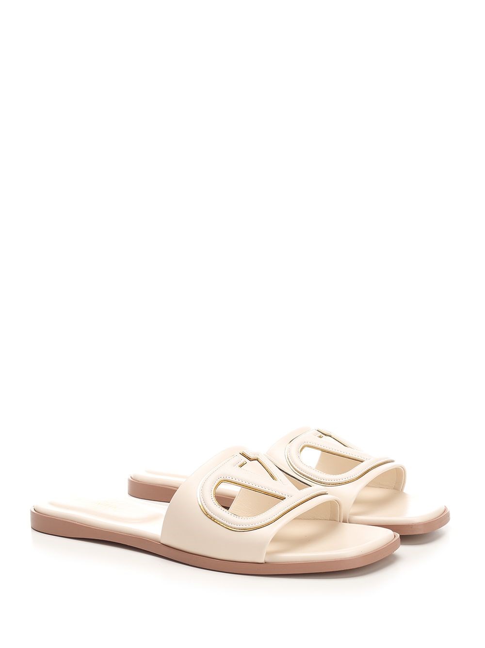 Al Duca D'Aosta Valentino Garavani Sandalo Piatto "V Logo"