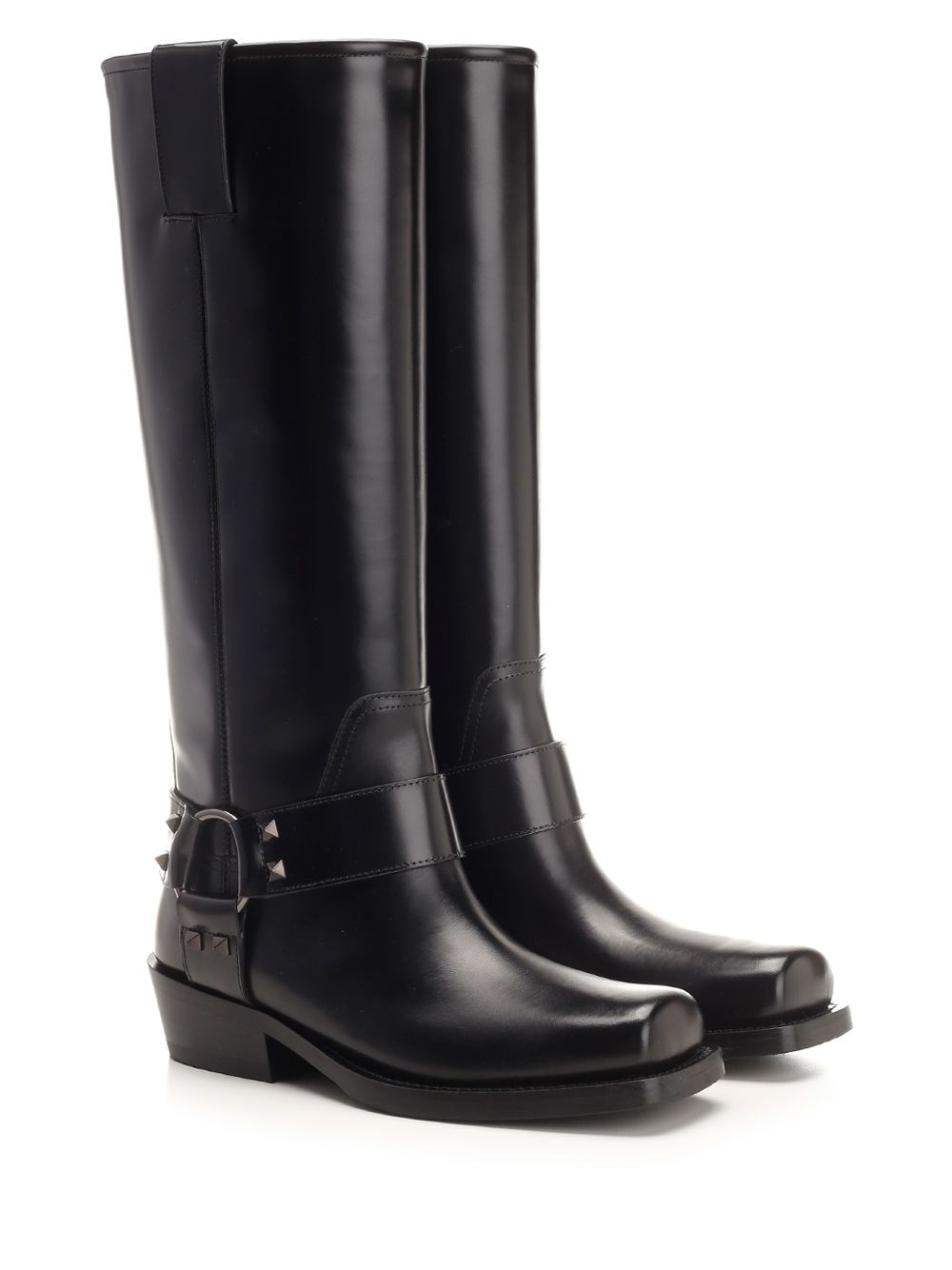Al Duca D'Aosta Valentino Garavani Stivale Biker Alto