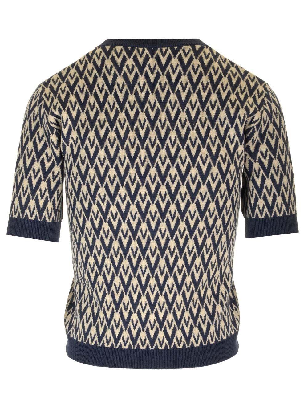 Al Duca D'Aosta Valentino Garavani Top In Lana "Toute La V"