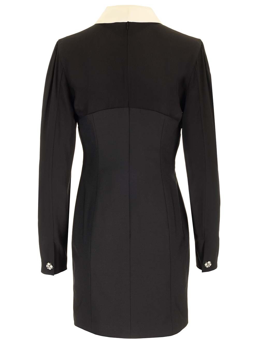 Al Duca D'Aosta Versace Mini Abito In Crepe De Chine